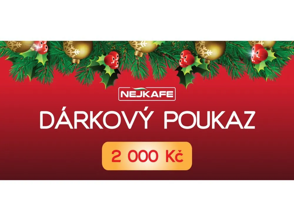 Gift voucher worth CZK 2,000