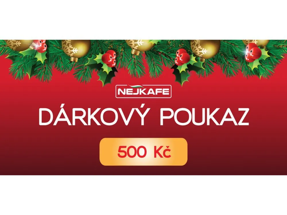 Gift voucher worth 500 CZK