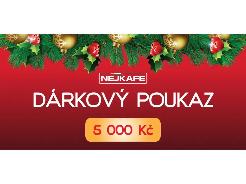 Gift voucher worth CZK 5,000