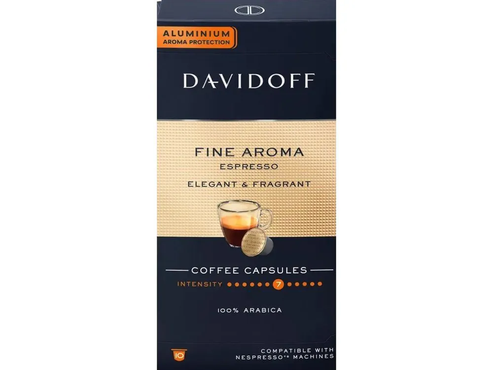 Davidoff Fine Aroma aluminum capsules for Nespresso 10 pcs