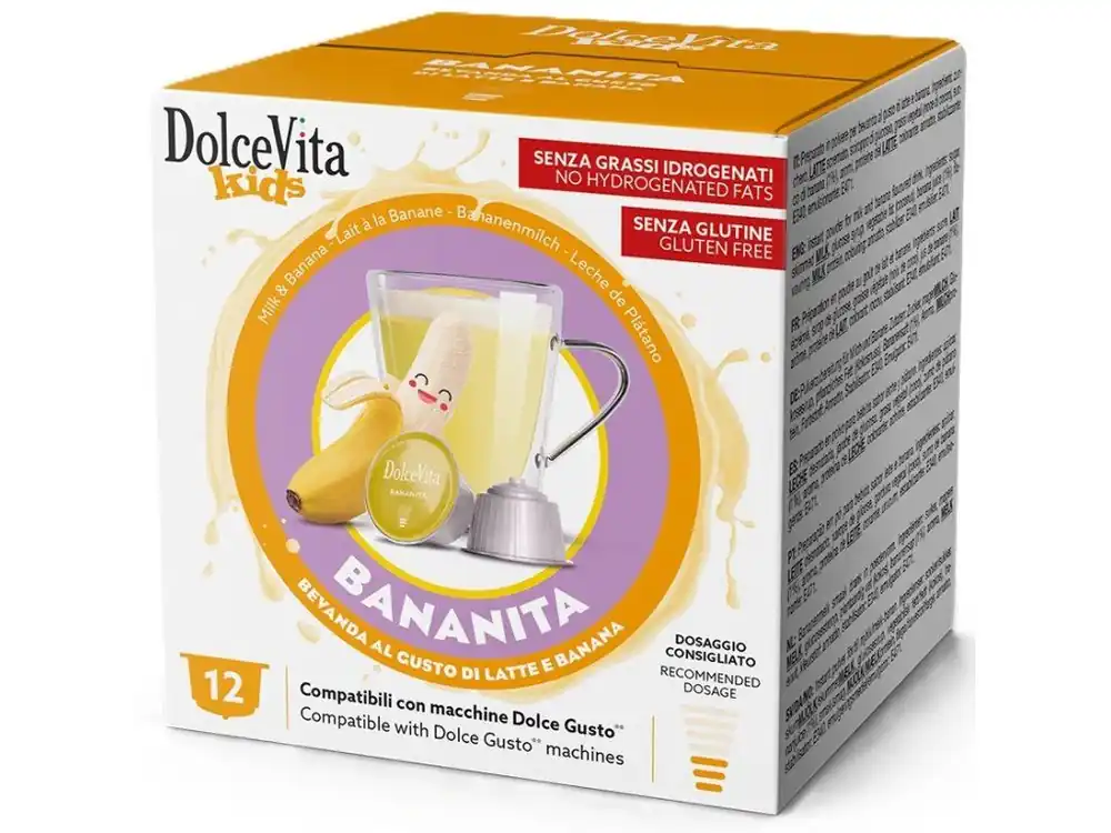Dolce Vita Banana Milk for Dolce Gusto 12 capsules