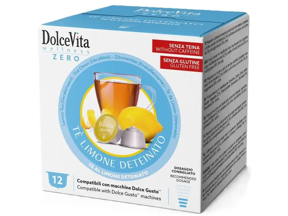 Dolce Vita Deteinato tea with lemon for Dolce Gusto 12 capsules