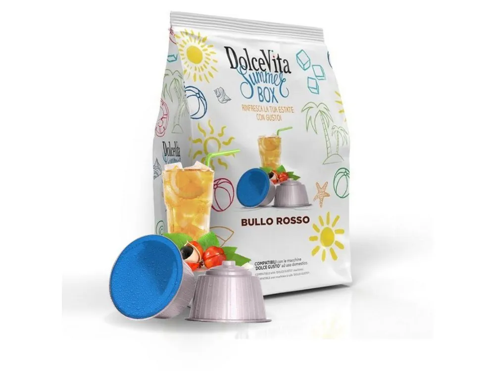 Dolce Vita Ice Bullo Rosso to Dolce Gusto 16 capsules