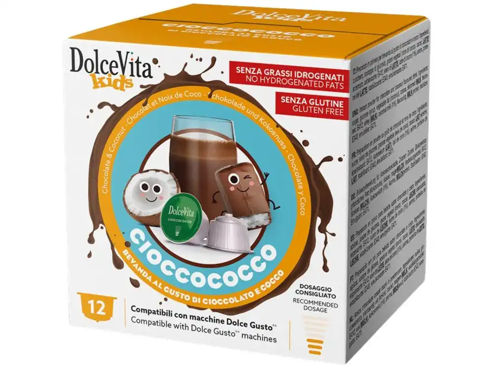 Dolce Vita Coconut Chocolate for Dolce Gusto 12 capsules