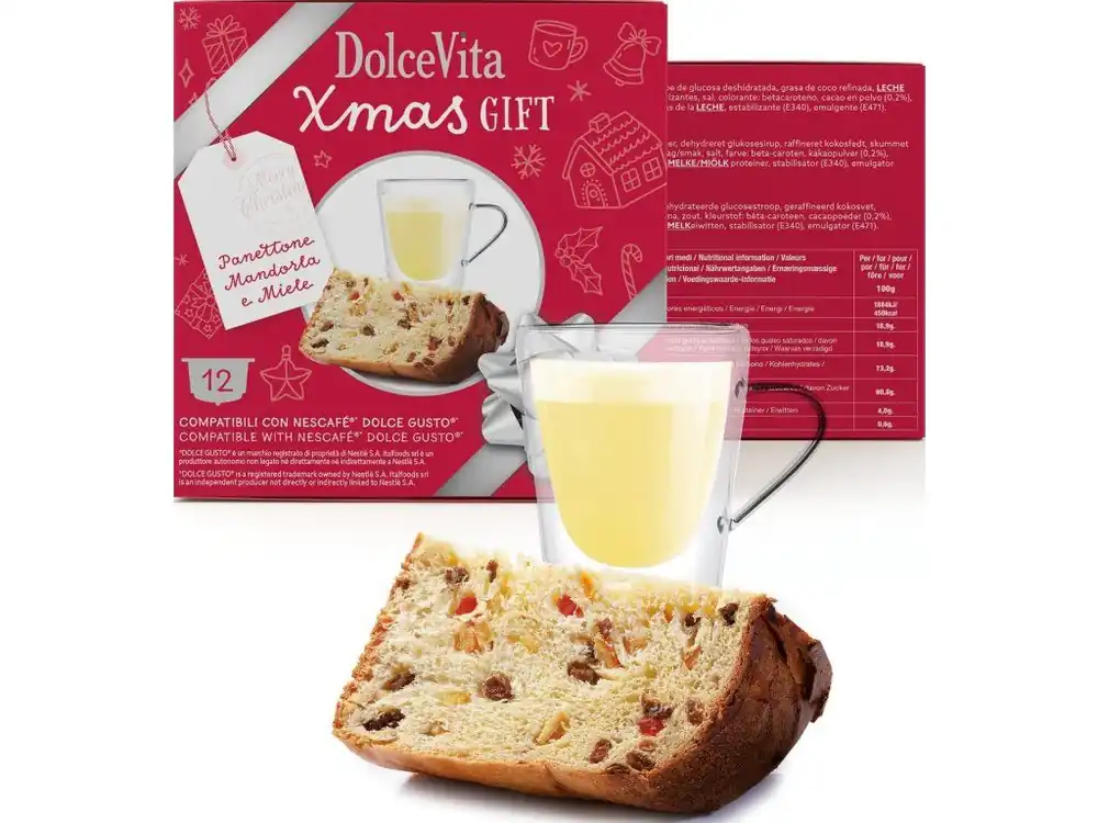 Dolce Vita PANETTON almond with honey capsules for dolce Gusto 12 pcs