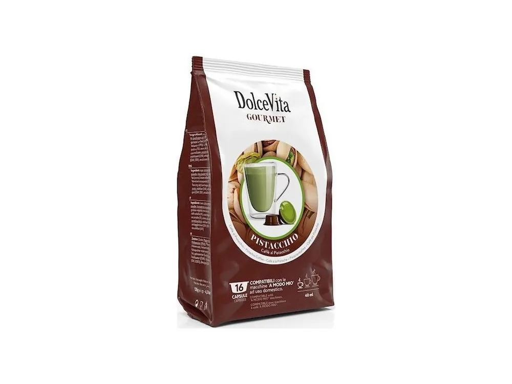 Dolce Vita Pistacchio capsules for Lavazza A Modo Mio® 16 pcs