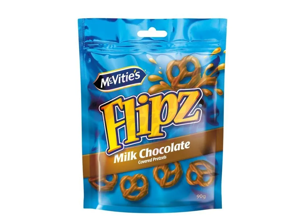 Flipz pretzels with milk chocolate flavor 90 g