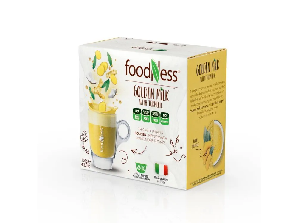 FoodNess Golden milk with turmeric for Dolce Gusto 10 capsules
