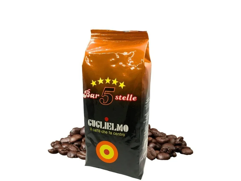 Guglielmo Bar 5 stelle Coffee beans 1 kg