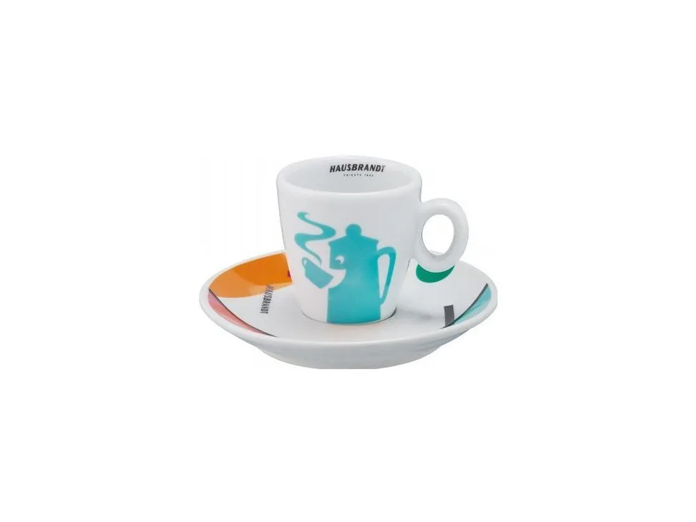 Hausbrandt Re-Design Cup with saucer for Cappuccino 120ml 1 pc