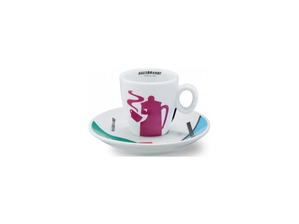 Hausbrandt Re-Design Cup with saucer for Cappuccino 120ml 1 pc