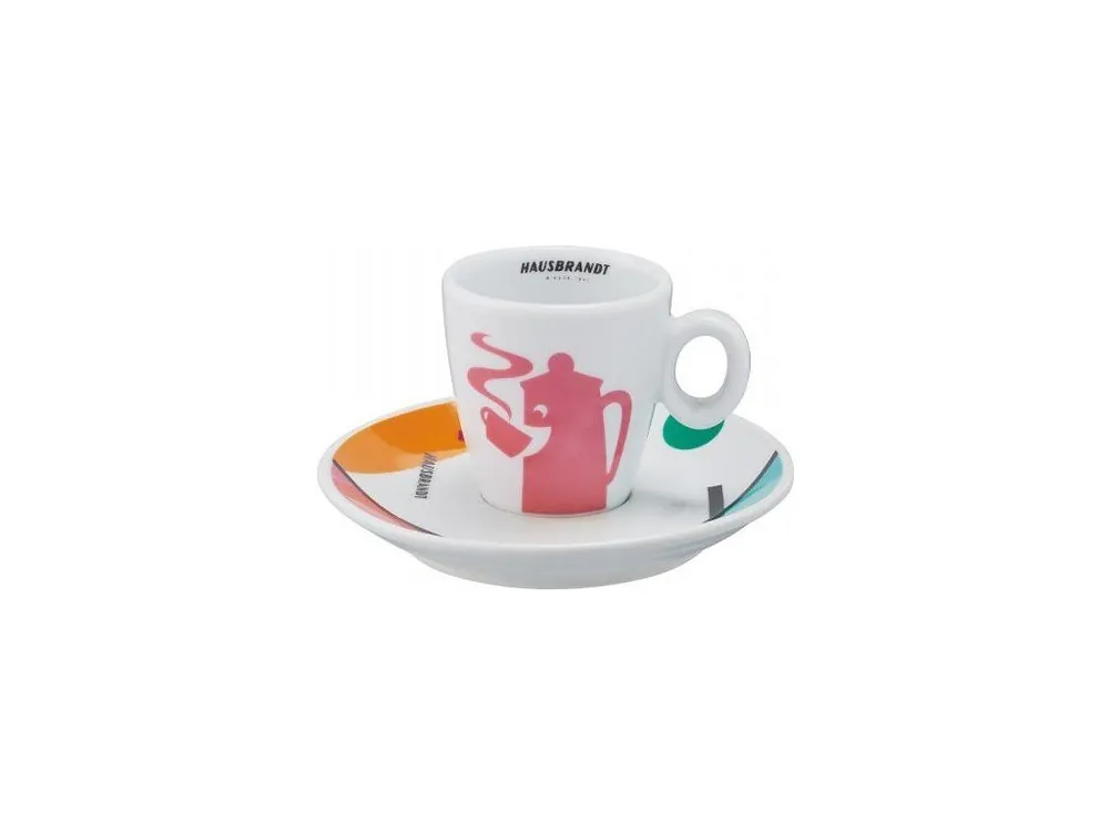 Hausbrandt Re-Design Cup with saucer for Cappuccino 120ml 1 pc