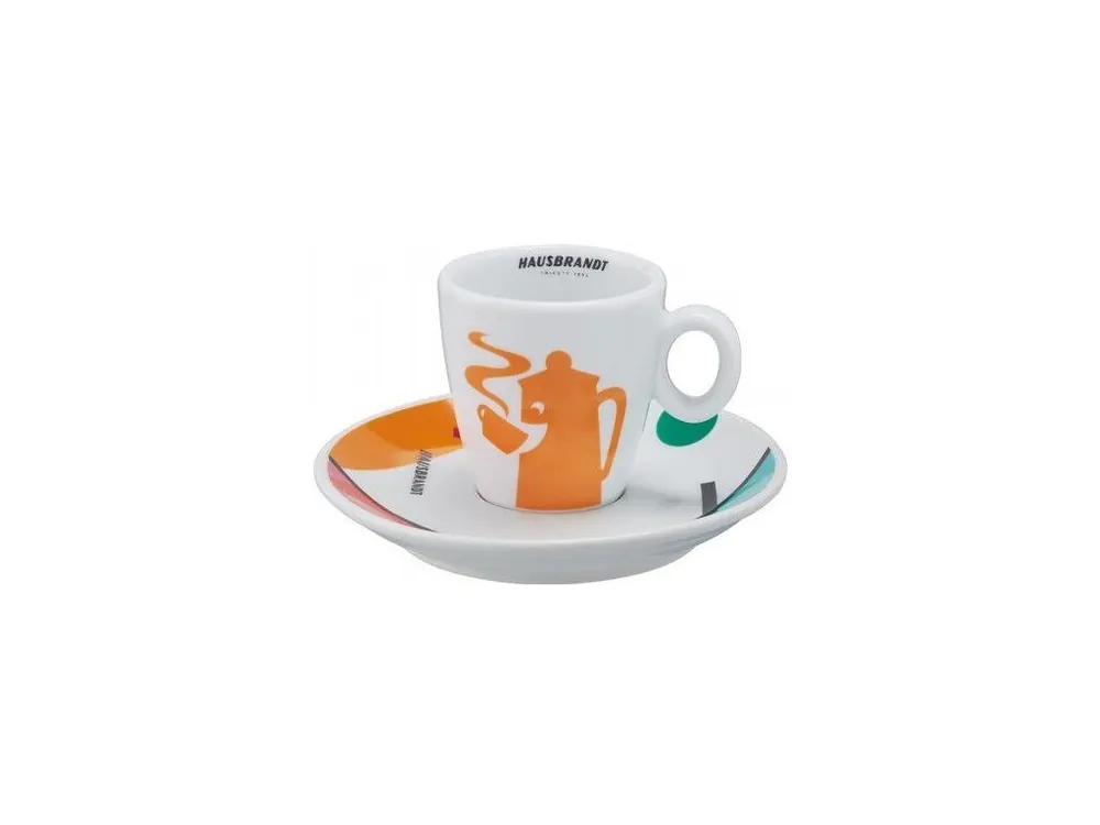 Hausbrandt Re-Design Cup with saucer for Cappuccino 120ml 1 pc