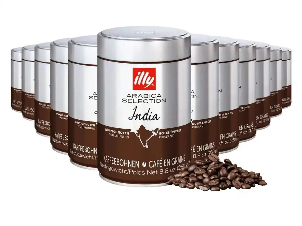 Illy India coffee beans 250g 12 pcs
