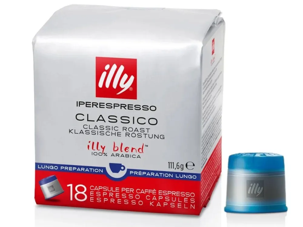 Illy IperEspresso Lungo coffee capsules 18 pieces