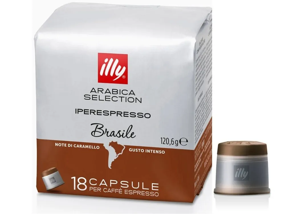 ILLY IperEspresso Monoarabica Brazil 100% Arabica Coffee capsules 18 pieces