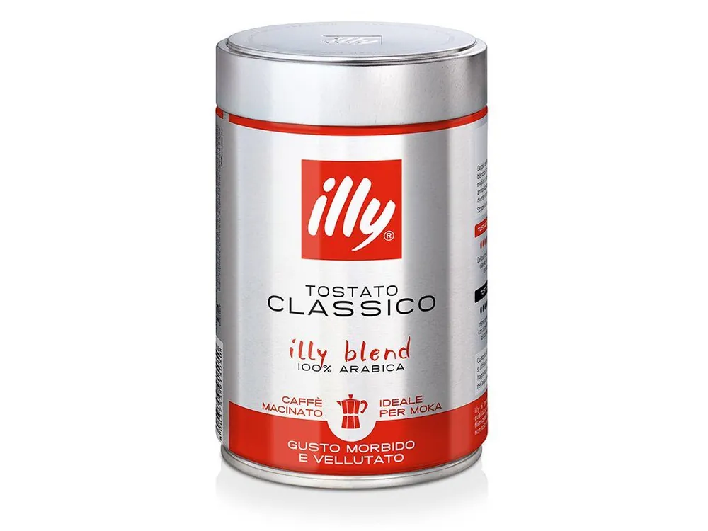 Illy Moka Tostato Normal Classico Arabica Ground coffee 250g