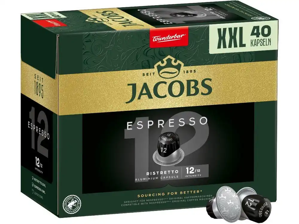 Jacobs Espresso Ristretto intensity 12 for Nespresso 40 pcs