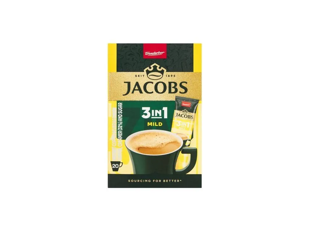 Jacobs Mild 3in1 instant coffee 20x11.1g