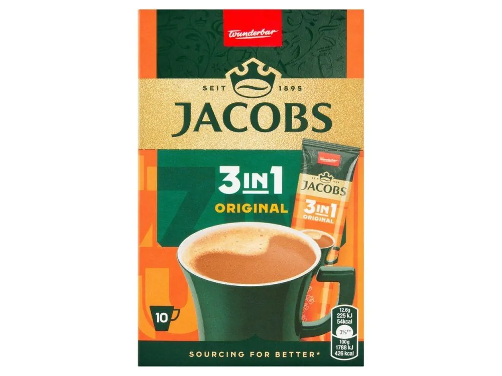 Jacobs Original 3in1 Instant Coffee 10 x 12.6g