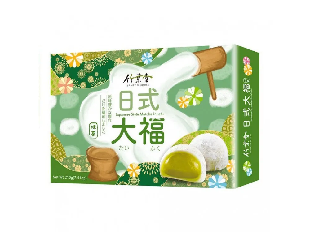 Japanese cookies Mochi Bamboo House Matcha 210g