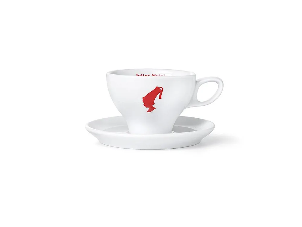 Julius Meinl white porcelain cup with saucer for Cappuccino 200 ml