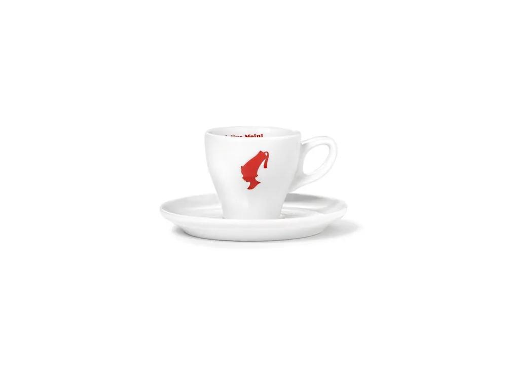 Julius Meinl white porcelain cup with saucer for Espresso 55ml