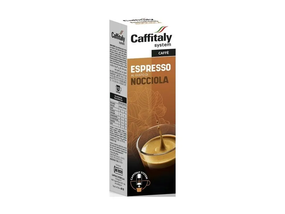 Caffitaly capsules for Tchibo Cafissimo Espresso Nocciola coffee with hazelnut flavor 10 pieces for Tchibo Cafissimo