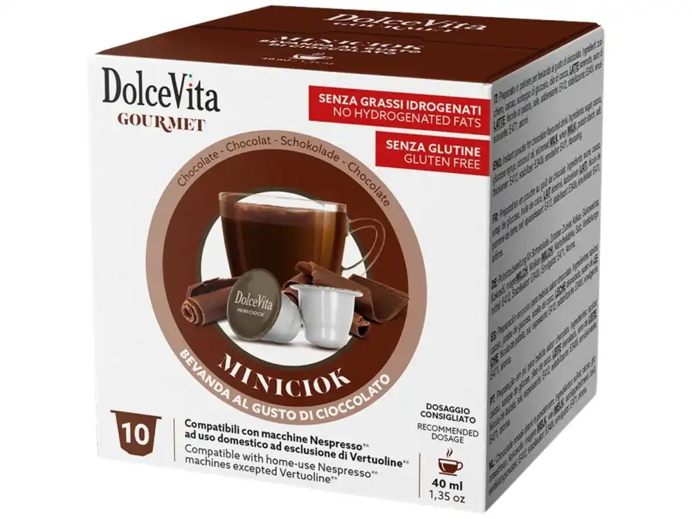 Capsules for Nespresso Italfoods Dolce Vita MINI CIOCK chocolate drink 10 pieces