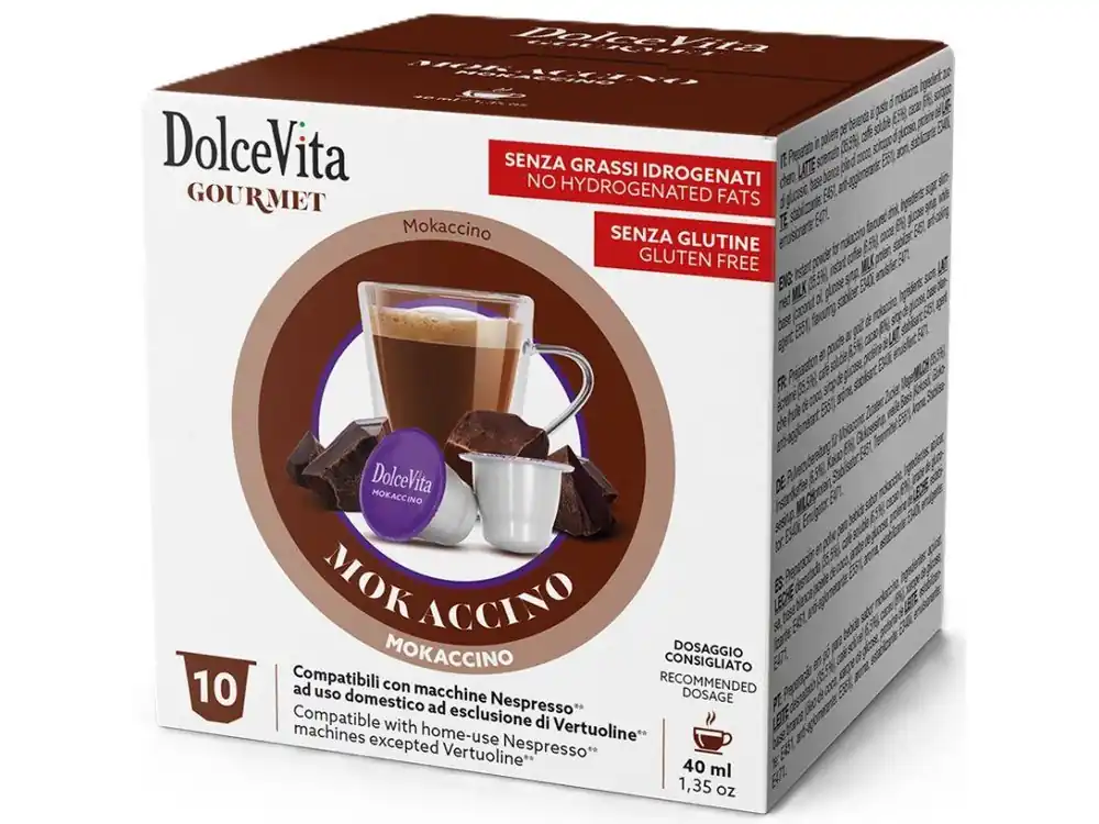Capsules for Nespresso Italfoods Dolce Vita MOKACCINO 10 pieces