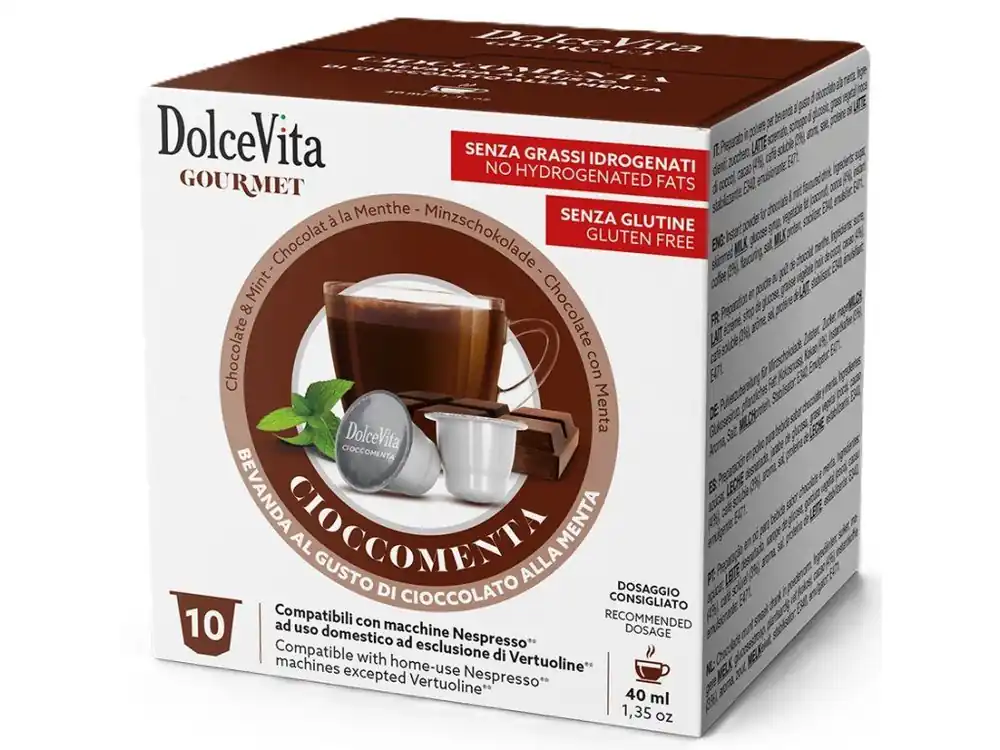 Capsules for Nespresso® Italfoods Dolce Vita Cioccomenta 10 pieces