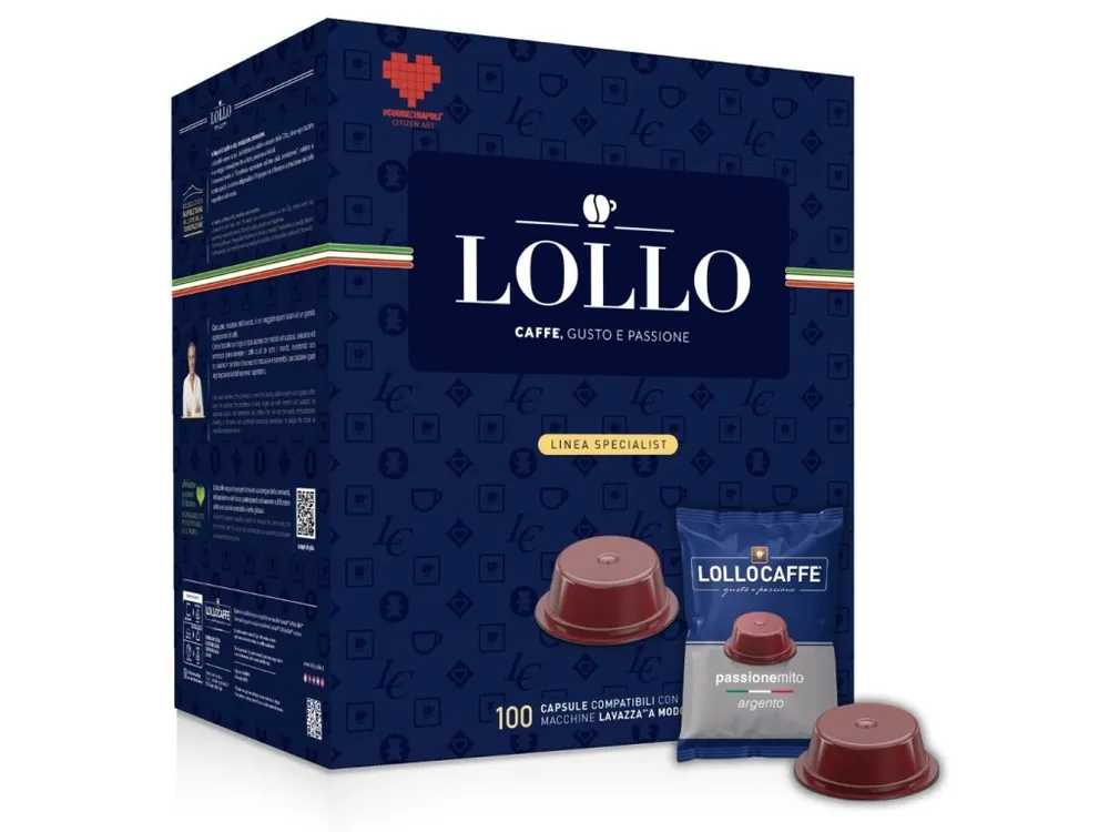 Capsules Lollo Caffe do Lavazza A Modo Mio® Argento 100 pcs
