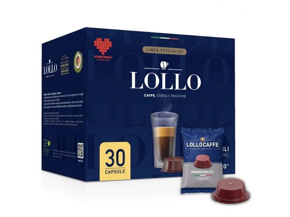 Capsules Lollo Caffe do Lavazza A Modo Mio® Argento 30 pcs