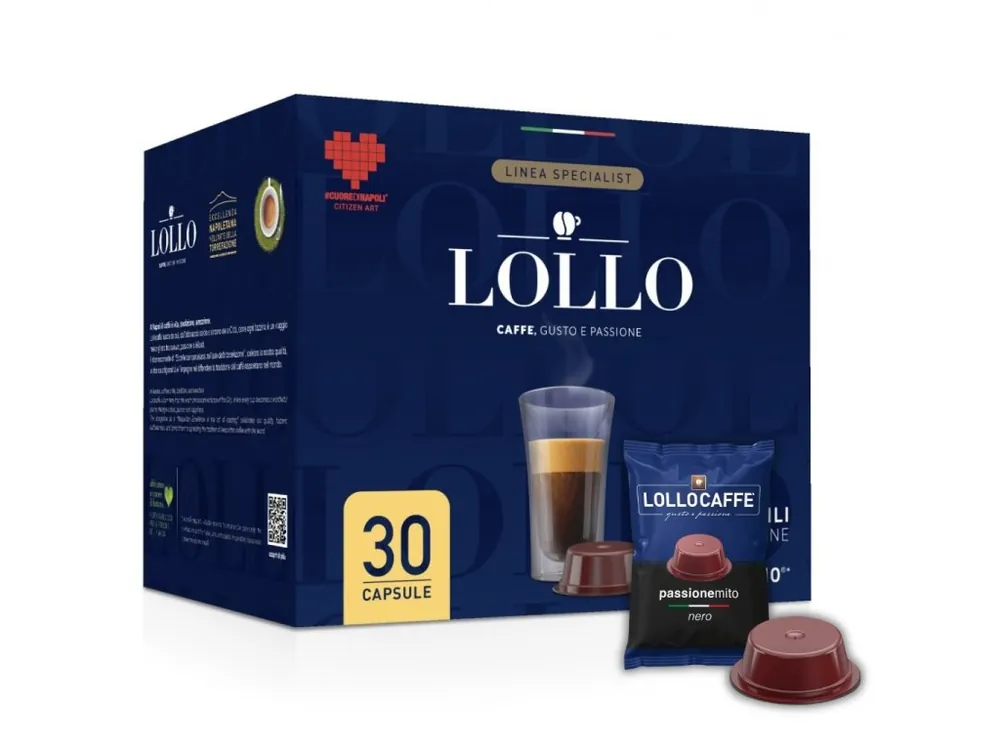 Capsules Lollo Caffe do Lavazza A Modo Mio® Nera 30 pcs