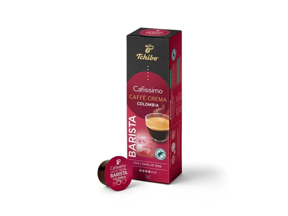 Capsules Tchibo Cafissimo Coffee Crema Colombia 10 pieces