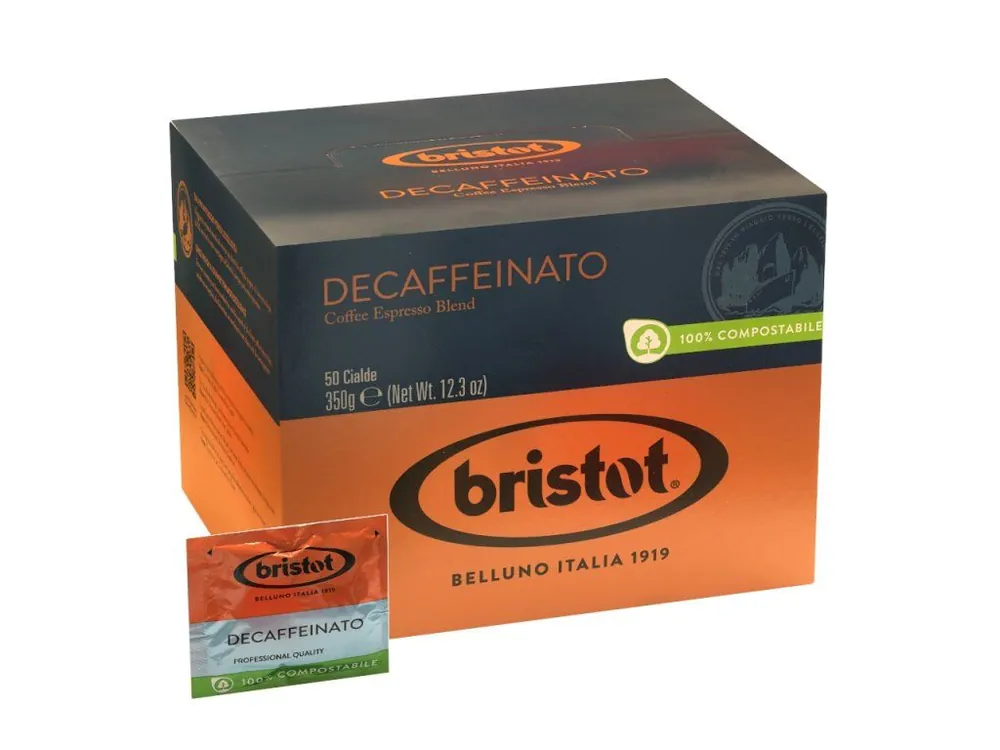 Coffee ESE PODs Bristot decaffeinated Decaffeinato 50 pieces