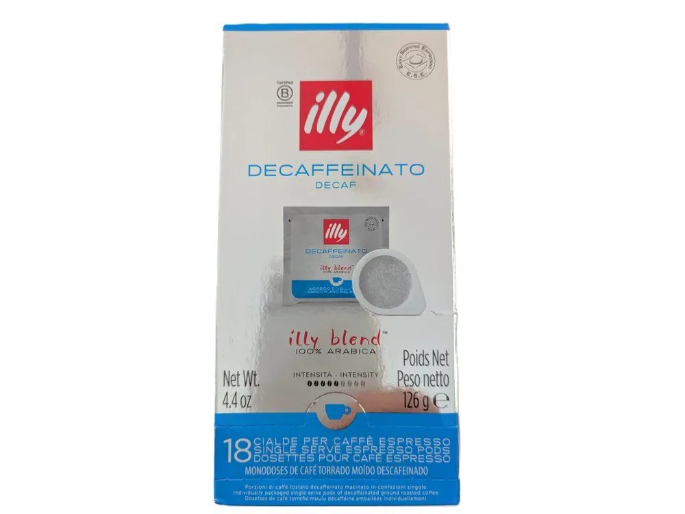 Coffee ESE PODs Illy Espresso Decaffeinated decaffeinated coffee 18 pieces