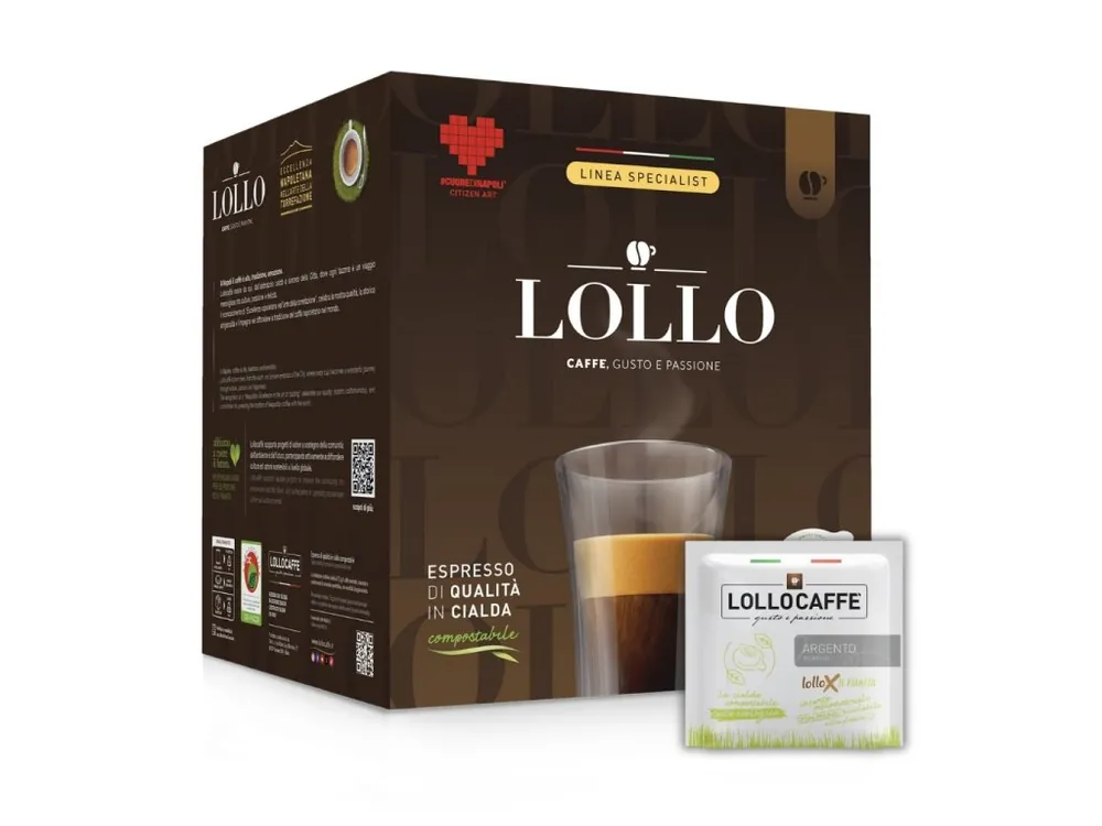 Coffee ESE pods Lollo Caffé ARGENTO 50 pcs