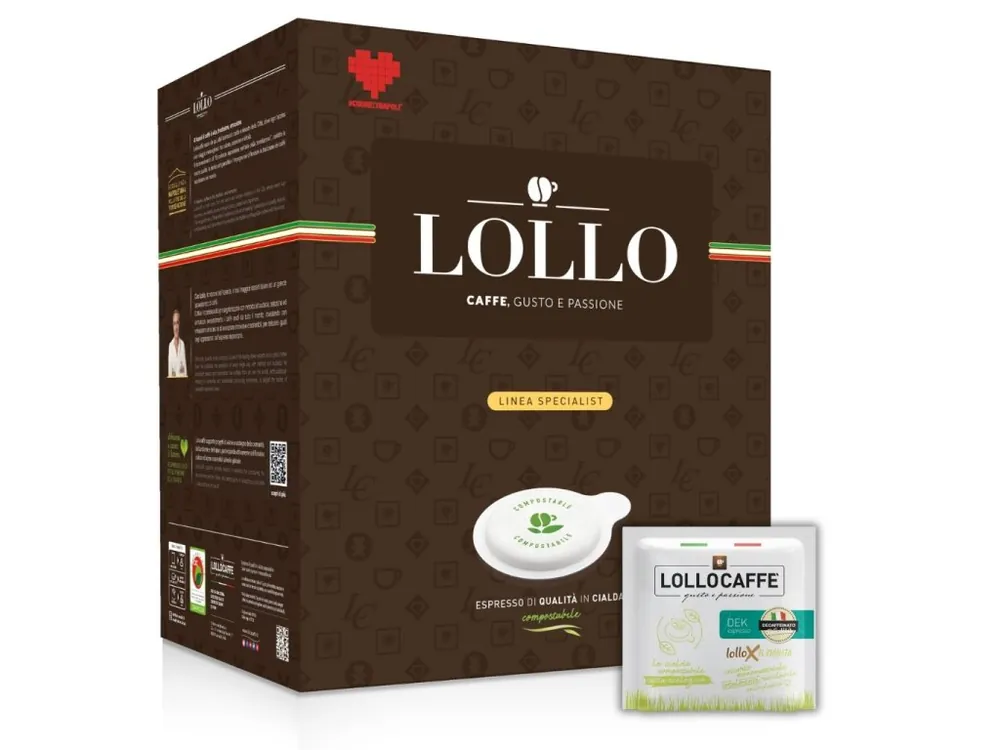 Coffee ESE pods Lollo Caffé decaffeinated DECA 150 pcs