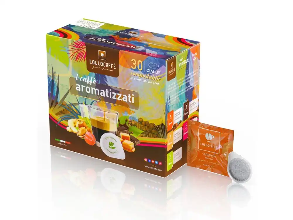 Coffee ESE pods Lollo Caffé Caramello Espresso 30 pcs