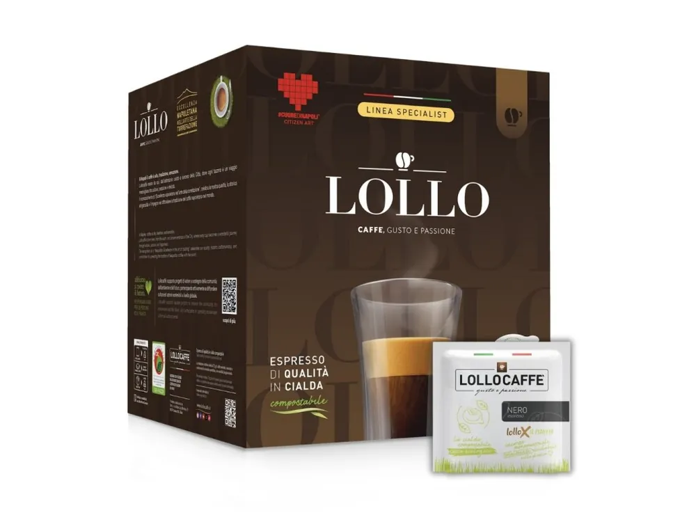 ESE coffee pods Lollo Caffé NERO 50 pcs