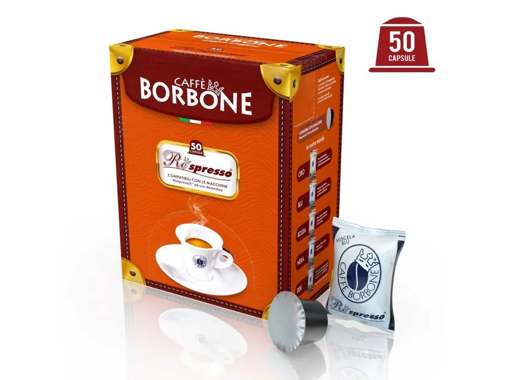 Coffee capsules Caffe Borbone Miscela Blu for Nespresso 50 pcs