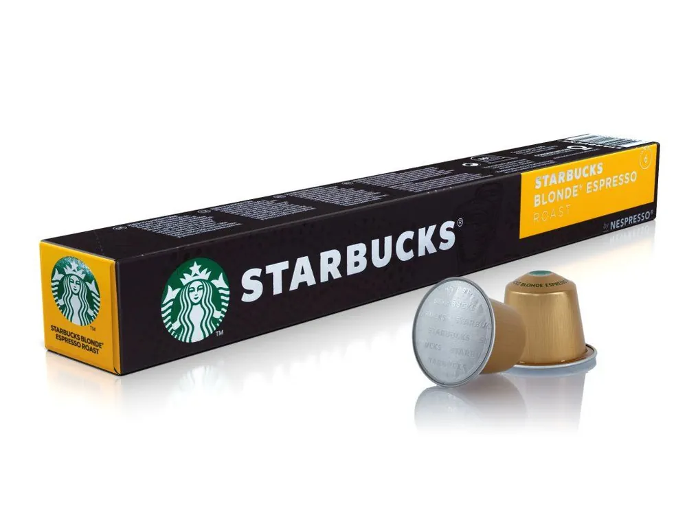 Coffee Capsules for Nespresso Starbucks Blonde Espresso Roast 10 pcs
