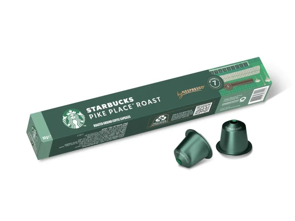 Coffee Capsules for Nespresso Starbucks Pike Place Roast 10 pcs