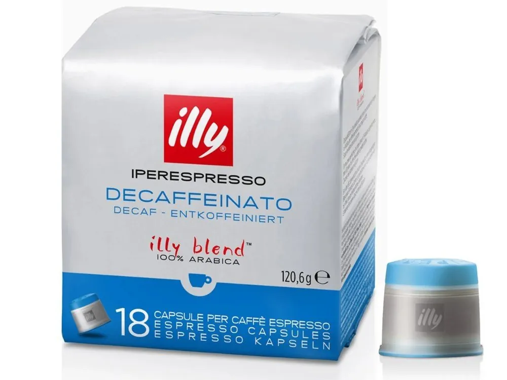 Coffee capsules Illy IperEspresso Decaffeinated decaffeinated coffee 18 pieces