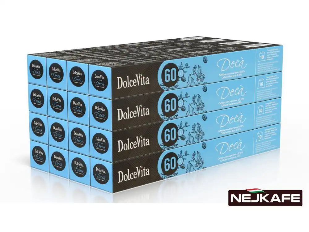 Coffee capsules Italfoods Dolce Vita DECA decaffeinated for Nespresso 200 pieces