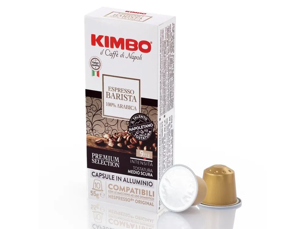 Kimbo Espresso BARISTA 100% Arabica ALU Capsules for Nespresso 10 pcs