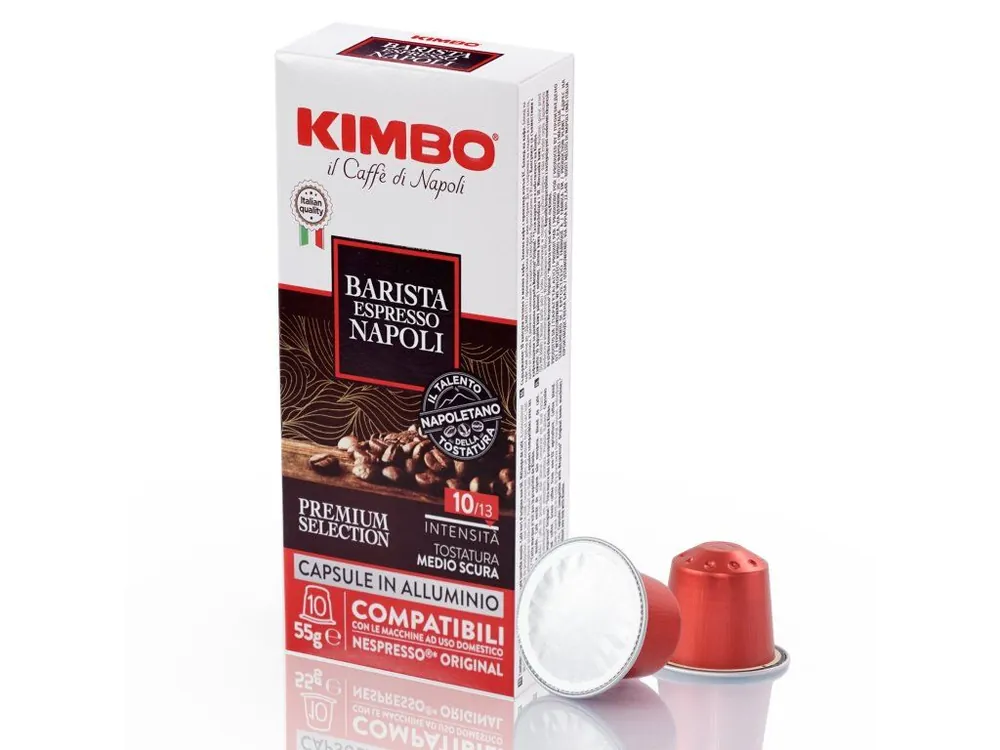 Kimbo Espresso BARISTA NAPOLI ALU Capsules for Nespresso 10 pcs