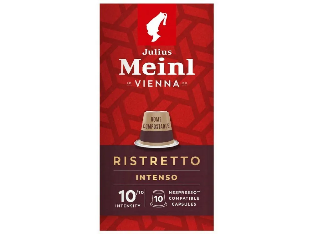 Compostable coffee capsules Julius Meinl INSPRESSO Ristretto Intenso for Nespresso 10 pcs