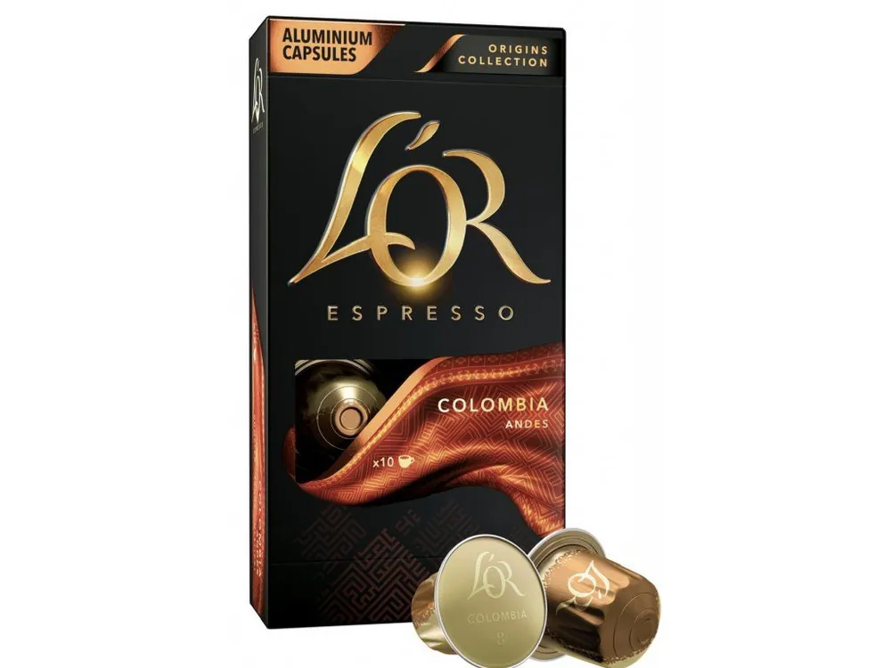 L´OR Espresso Colombia - 10 aluminum capsules compatible with Nespresso® coffee machines*